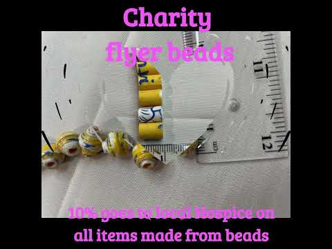 CraftsForChange: Transforming Charity Flyers into Beads of Hope! #mariecurie #charitymatters