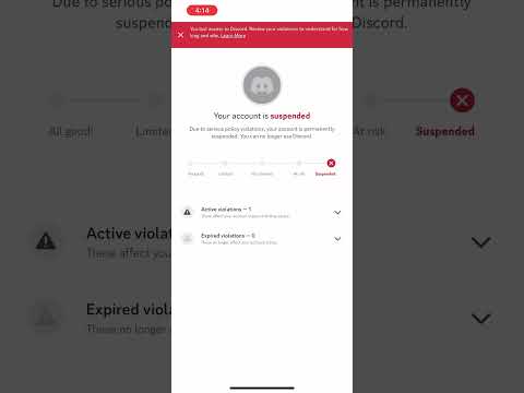 I got suspended from discord PERMANENTLY (please read comments)