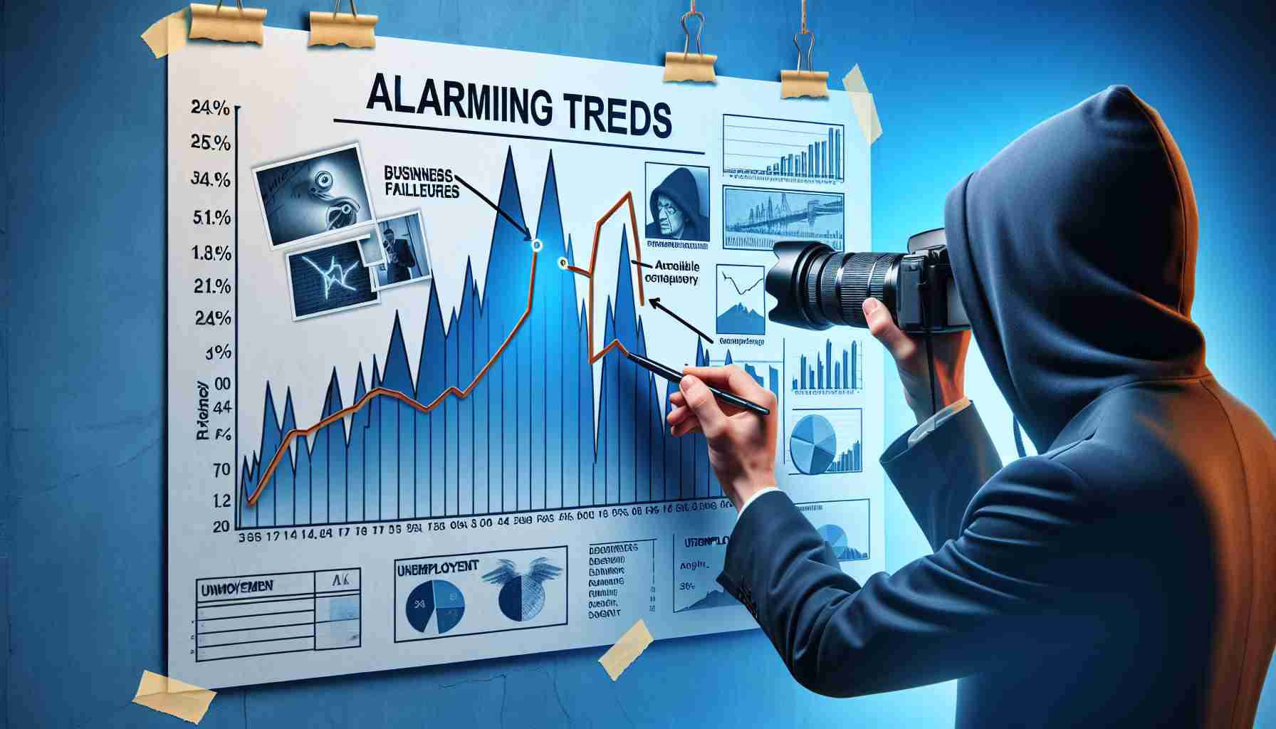 Alarming Trends: 34% Spike in Business Failures and Unemployment Rising